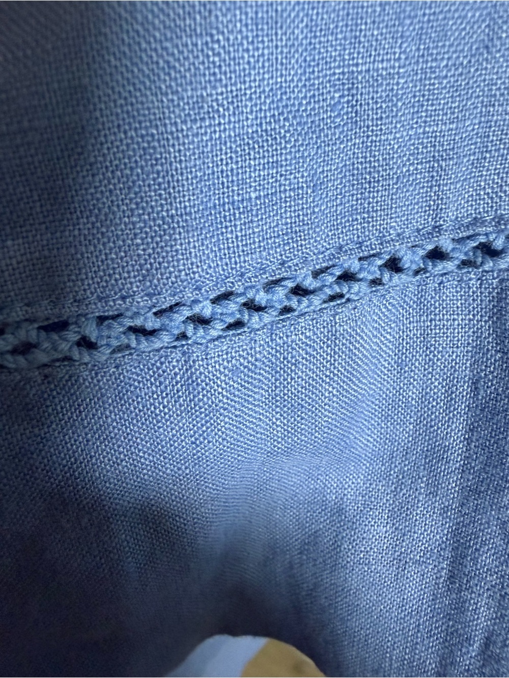 J. Jill Light Blue Linen Tank Top - Picture 6 of 9